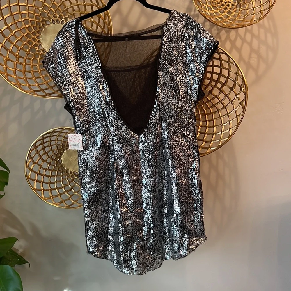 Free people shattered glass midnight dreamer dress - Picture 3 of 5